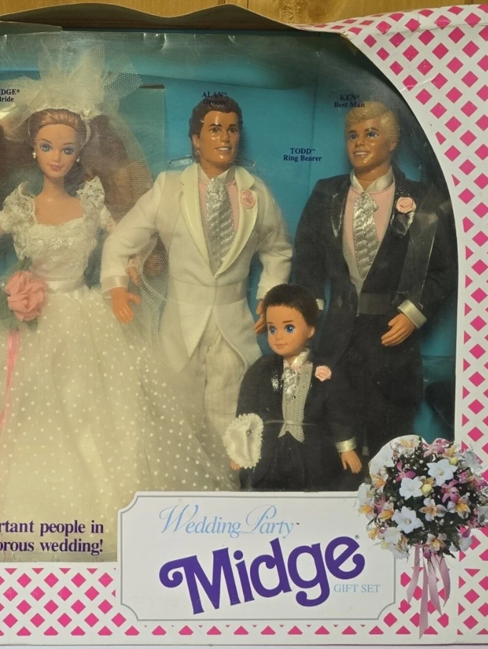 Mattel Midge Wedding Party Doll Set